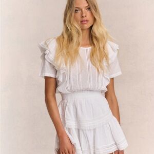 LoveShackFancy Natasha Heritage Mini Dress